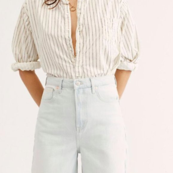 Free People Frank Dad Jeans Light NWT High-Rise - Picture 2 of 12